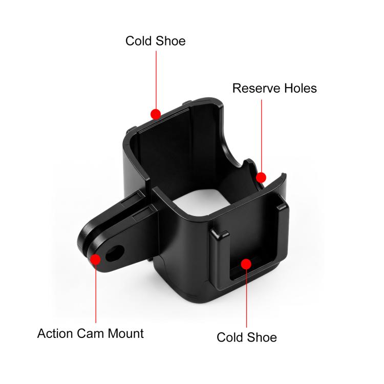 For DJI OSMO Pocket 3 PULUZ Protection Frame Cage Expansion Adapter Bracket, Protection Frame Cage
