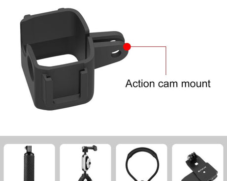 For DJI OSMO Pocket 3 PULUZ Protection Frame Cage Expansion Adapter Bracket, Protection Frame Cage