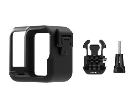 For GoPro Hero11 Black Mini PULUZ PC Plastic Border Frame with Buckle Basic Mount & Screw, PC Plastic Border