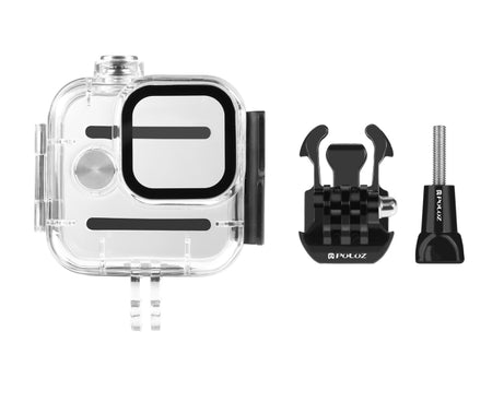 For GoPro Hero11 Mini Black PULUZ 40m Waterproof Housing Protective Case with Buckle Basic Mount & Screw, For GoPro Hero11 Black Mini