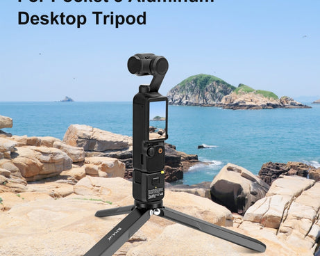 For DJI Osmo Pocket 3 PULUZ Aluminum Alloy Metal Tripod