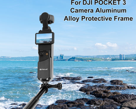 For DJI OSMO Pocket 3 PULUZ Metal Protection Frame Cage Adapter Bracket