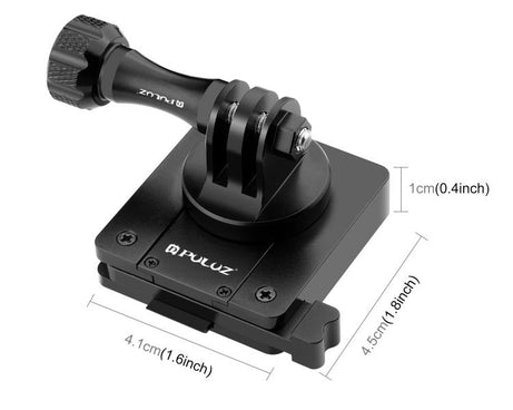 PULUZ Aluminum Quick Release Bracket NVG Helmet Mount for GoPro and Other Action Cameras