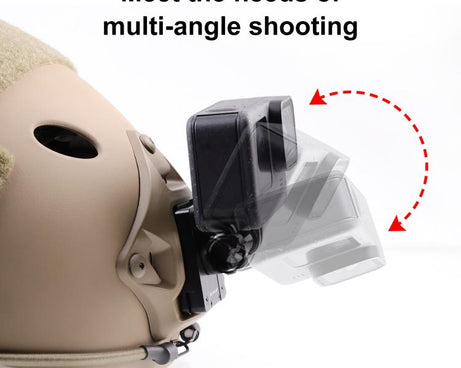 PULUZ Aluminum Quick Release Bracket NVG Helmet Mount for GoPro and Other Action Cameras