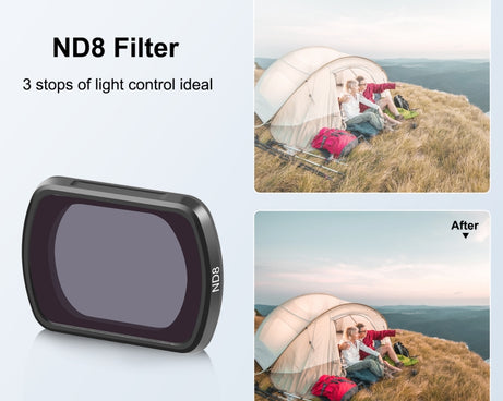 For DJI Pocket 3 PULUZ Magnetic ND8 Camera Lens Filter, ND8 Filter
