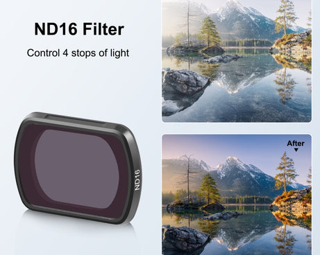 For DJI Pocket 3 PULUZ Magnetic ND16 Camera Lens Filter, ND16 Filter