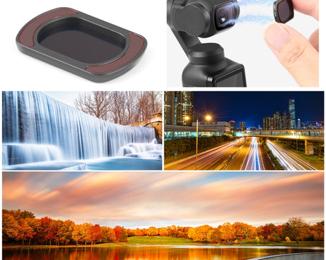 For DJI Pocket 3 PULUZ Magnetic ND16 Camera Lens Filter, ND16 Filter