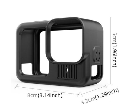 For GoPro HERO13 Black PULUZ Silicone Protective Case Side Interface Cover with Wrist Strap & Lens Cover, For GoPro HERO13 Black Silicone Case + Side Cover