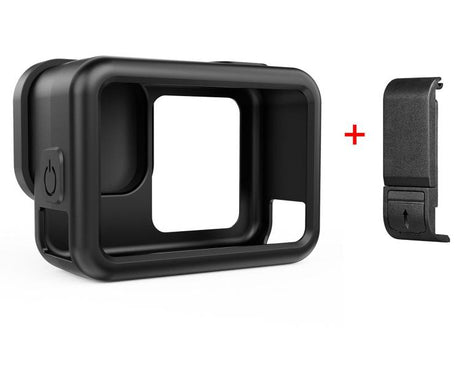 For GoPro HERO13 Black PULUZ Silicone Protective Case Side Interface Cover with Wrist Strap & Lens Cover, For GoPro HERO13 Black Silicone Case + Side Cover