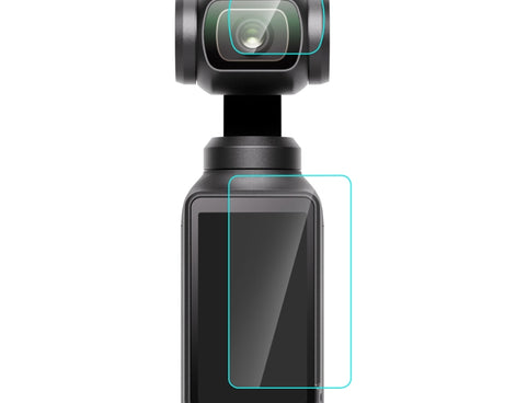 For DJI OSMO Pocket 3 PULUZ 9H 2.5D HD Tempered Glass Lens Protector + Screen Film, For DJI OSMO Pocket 3