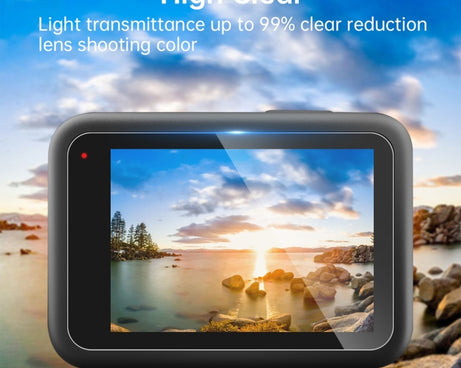 For GoPro HERO13 Black PULUZ 3 in 1 Lens and Front  Back Screen 9H 2.5D Tempered Glass Film, For GoPro HERO13 Black