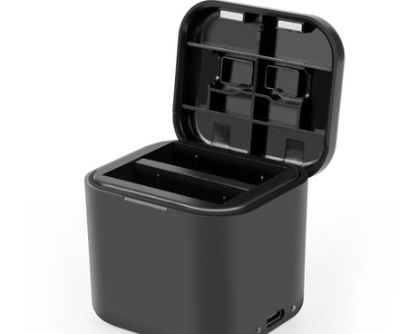 For Insta360 Ace Pro / Ace PULUZ Battery Charging Box Battery & Memory Card Storage Case, Battery Charging Box