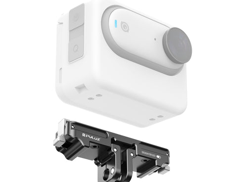 For Insta360 GO3 PULUZ Magnetic Aluminum Alloy Quick Release Base Mount, For Insta360 GO3 / GO 3S CNC