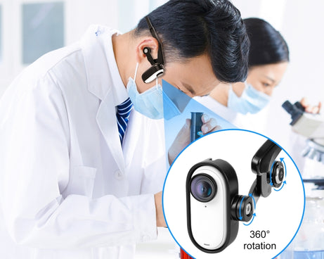 For Insta360 GO 3 PULUZ Magnetic POV Holder Head Mount