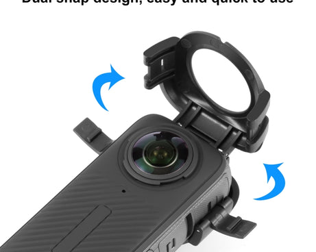 For Insta360 X4 PULUZ Optical Glass Lens Guard Protective Cover, Lens Guard