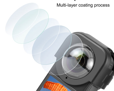 For Insta360 X4 PULUZ Optical Glass Lens Guard Protective Cover, Lens Guard