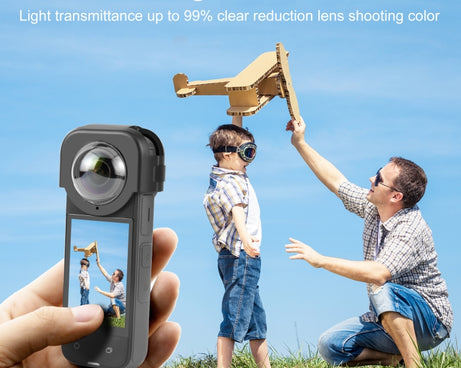 For Insta360 X4 PULUZ Optical Glass Lens Guard Protective Cover, Lens Guard