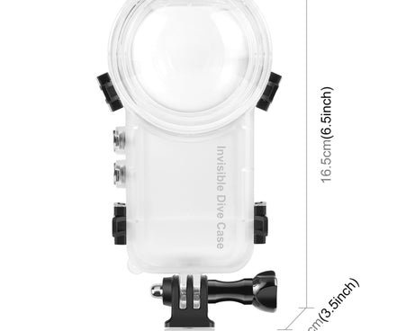 For Insta360 X4 PULUZ 50m Waterproof Sealed Diving Case