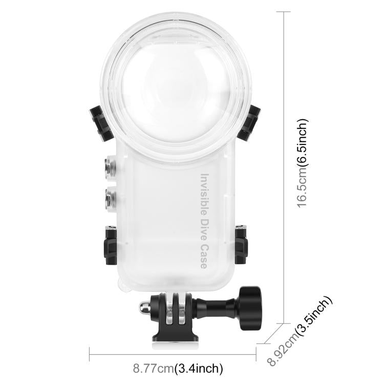 For Insta360 X4 PULUZ 50m Waterproof Sealed Diving Case, For Insta360 X4