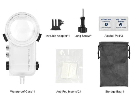 For Insta360 X4 PULUZ 50m Waterproof Sealed Diving Case, For Insta360 X4