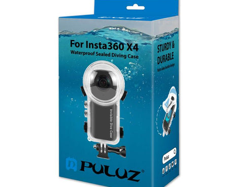 For Insta360 X4 PULUZ 50m Waterproof Sealed Diving Case, For Insta360 X4