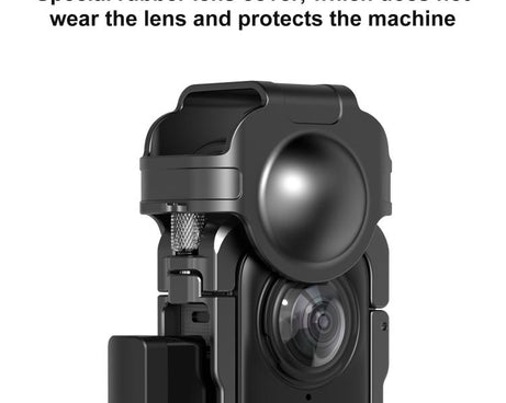 For Insta360 X4 PULUZ Metal Protective Cage Rig Housing Frame with Lens Cover