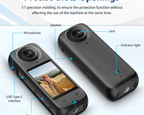 For Insta360 X4 PULUZ Full Body Dust-proof Silicone Protective Case