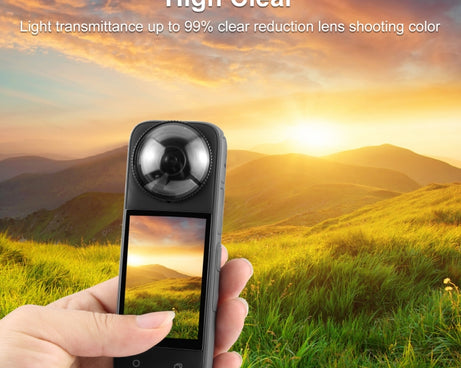 For Insta360 X4 PULUZ Rotation PC Lens Guard  Protective Cover, For Insta360 X4 PC Lens Guard