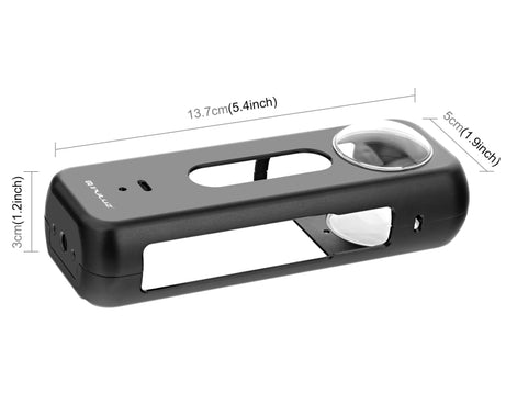 For Insta360 X4 PULUZ Metal Protective Cage Rig Housing Frame with Lens Protector