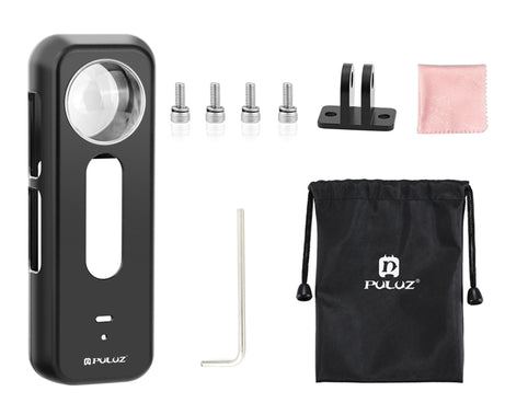 For Insta360 X4 PULUZ Metal Protective Cage Rig Housing Frame with Lens Protector