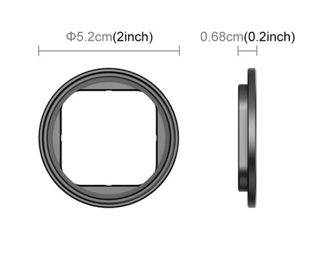 For Insta360 Ace Pro PULUZ Filter Holder Metal Protective Filter Frame, For Insta360 Ace Pro