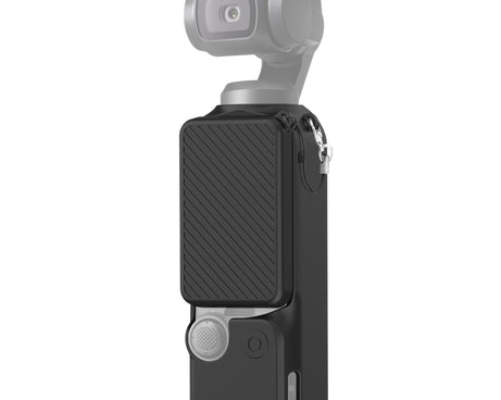 For DJI OSMO Pocket 3 PULUZ  2 in 1 Silicone Cover Case Set with Strap, Silicone Cover(Black)