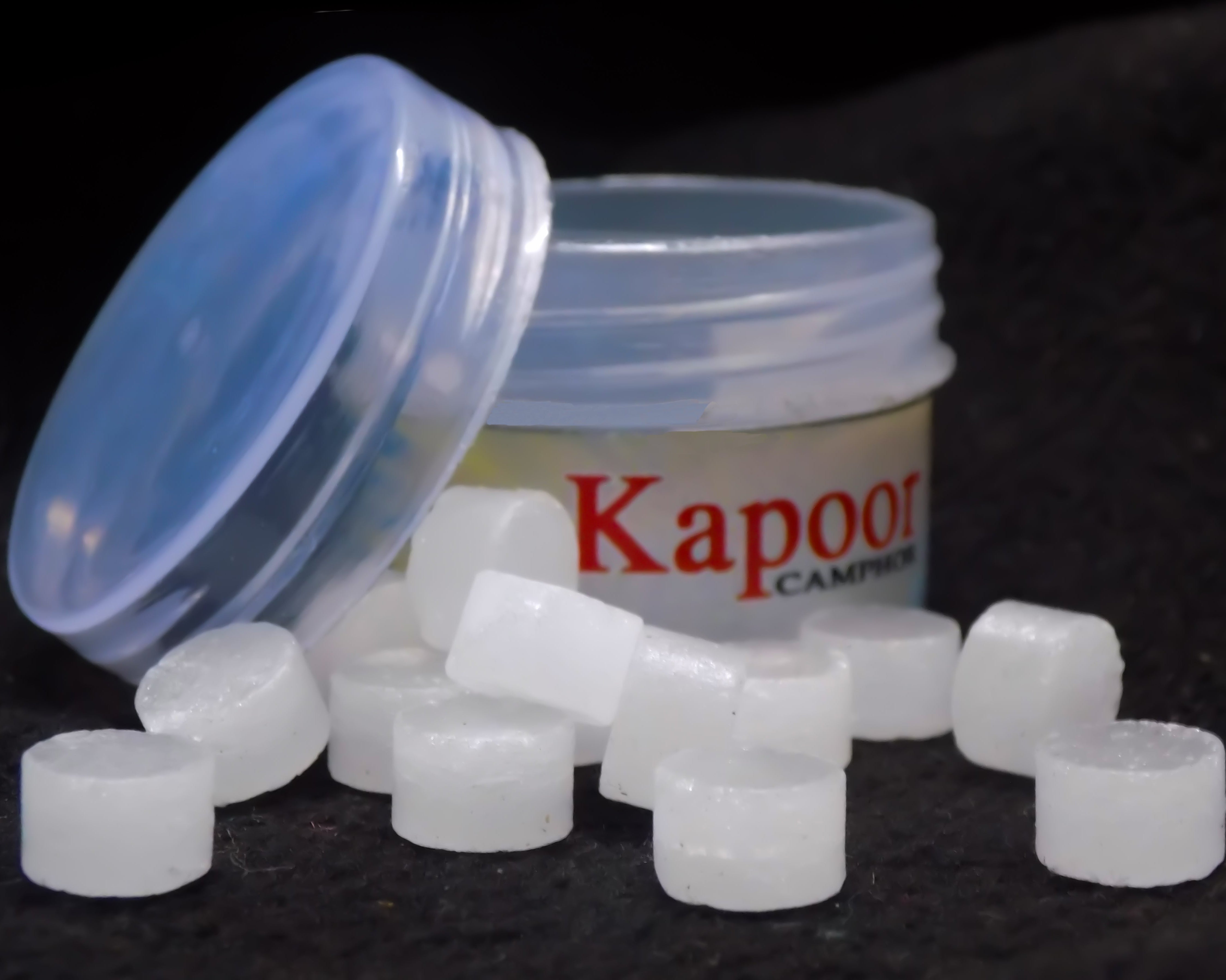 Kapoor tablets for spiritual use and diffusers