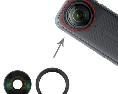 For Insta360 X4 OEM Rear Camera Lens Cover, For Insta360 X4