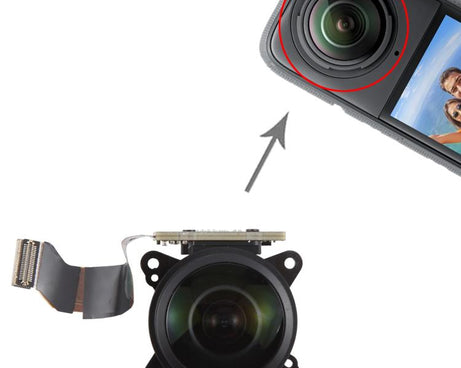 For Insta360 X3 Original Disassembled Camera Front Lens, For Insta360 X3(Original,Front)