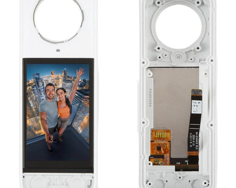 For Insta360 X5 Original LCD Screen Digitizer Full Assembly with Middle Frame, For Insta360 X5(Original,White)