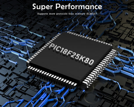 HH OBD ELM327 OBDII V1.5 Bluetooth Advanced Scan Tool Wireless Fuel Speed Diagnostic Tool, ELM327