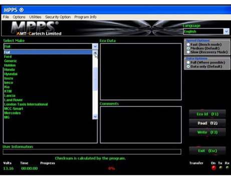 MPPS V16.1.02 ECU Chip Tuning Professional Diagnostic Tool for EDC15 / EDC16 / EDC17 Inkl CHECKSUM Read & Write Memory, Diagnostic Tool