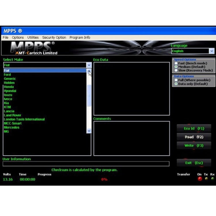 MPPS V16.1.02 ECU Chip Tuning Professional Diagnostic Tool for EDC15 / EDC16 / EDC17 Inkl CHECKSUM Read & Write Memory, Diagnostic Tool