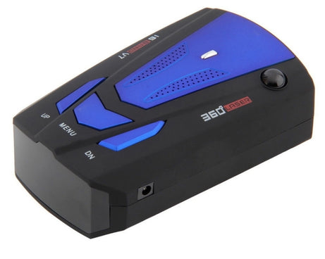 V7 Car Anti-Police Radar Detector 360 Protection Defense Laser Detection, Built-in Russian & English Voice Broadcast, V7 (Dark Blue), V7 (Black)