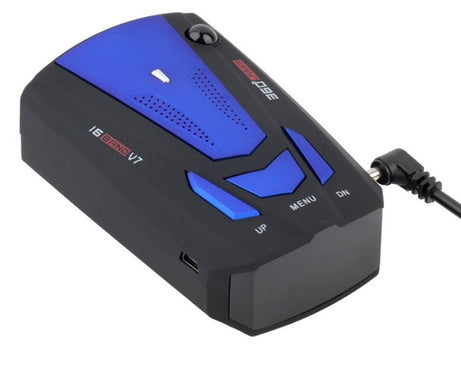 V7 Car Anti-Police Radar Detector 360 Protection Defense Laser Detection, Built-in Russian & English Voice Broadcast