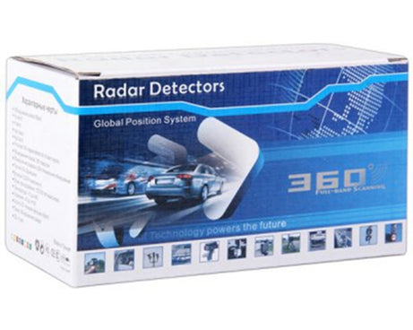 V7 Car Anti-Police Radar Detector 360 Protection Defense Laser Detection, Built-in Russian & English Voice Broadcast