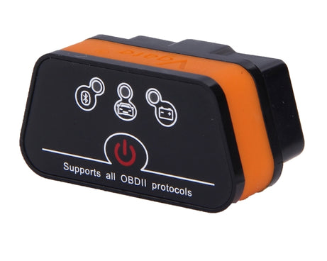 Vgate iCar II Super Mini ELM327 OBDII Bluetooth V3.0 Car Scanner Tool, Support Android OS, Support All OBDII Protocols, Bluetooth V3.0 Black, Bluetooth V3.0 Orange + Black