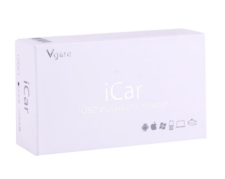 Vgate iCar II Super Mini ELM327 OBDII Bluetooth V3.0 Car Scanner Tool, Support Android OS, Support All OBDII Protocols, Bluetooth V3.0 Black, Bluetooth V3.0 Orange + Black