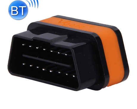 Vgate iCar II Super Mini ELM327 OBDII Bluetooth V3.0 Car Scanner Tool, Support Android OS, Support All OBDII Protocols, Bluetooth V3.0 Black, Bluetooth V3.0 Orange + Black