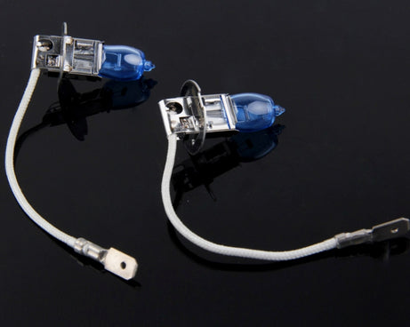 Halogen Bulb, Super White Car Headlight Bulb, 12 V / 100W, 6000K 2400 LM  (Pair)