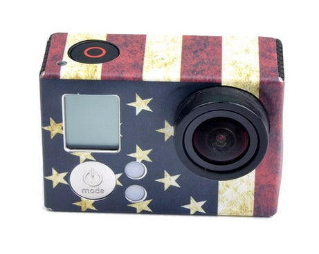 Case Sticker for GoPro HERO3+ /3, US Flag, AU Flag, UK Flag, Brazil Flag