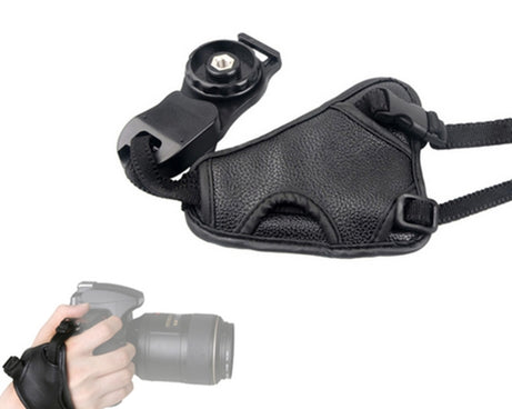 Hand Grip Soft PU Leather Wrist Strap for Nikon / Canon / Sony Camera