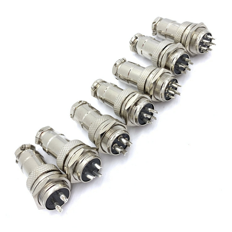 DIY 16mm 8-Pin GX16 Aviation Plug Socket Connector (5 Pcs in One Package, the Price is for 5 Pcs)