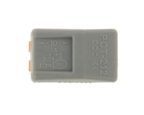 10 PCS Universal Compact 2 Pin Push Clamp Solderless Wire Connector, 2 Pin